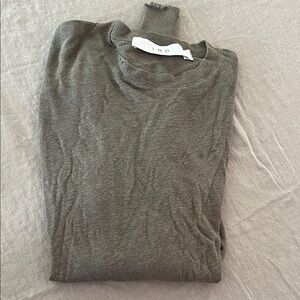 IRO Men's Crewneck Sweater in Olive Green